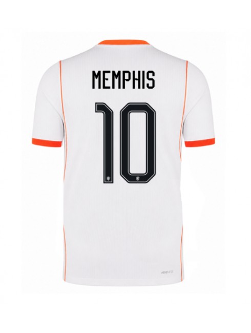 Moški Nogometna dresi replika Nizozemska Memphis Depay #10 Gostujoči SP 2026 Kratek rokav Moški Nogometna dresi replika Nizozemska Memphis Depay #10 Gostujoči SP 2026 Kratek rokav